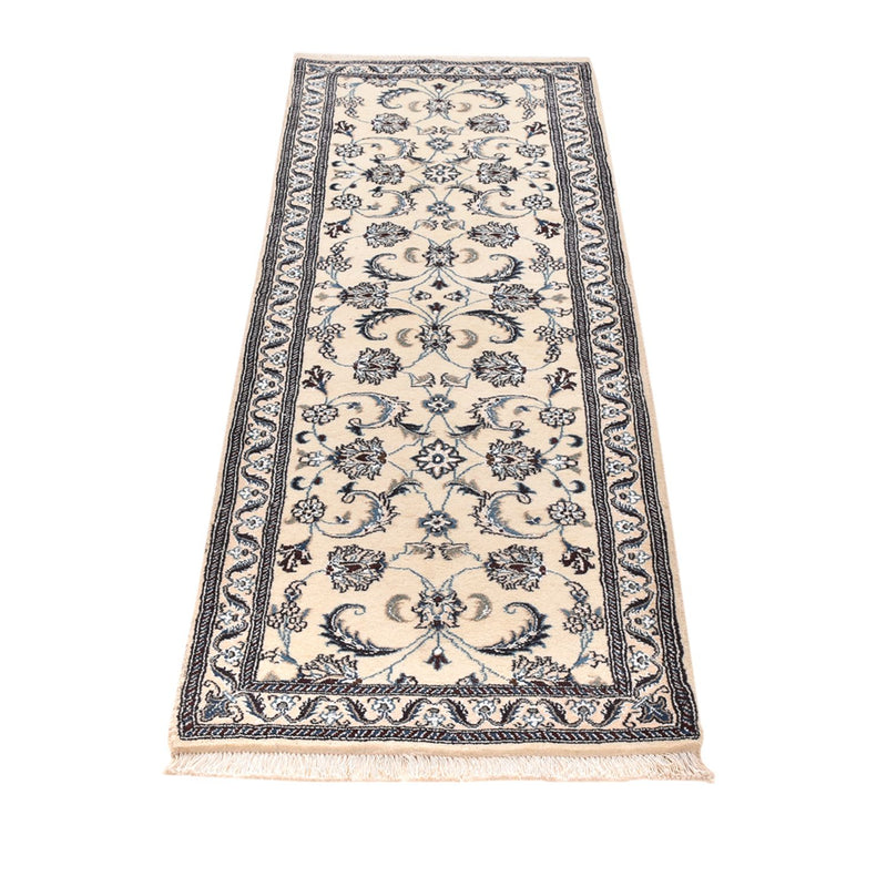 Läufer Perser - Nain - Royal - 202 x 63 cm - creme