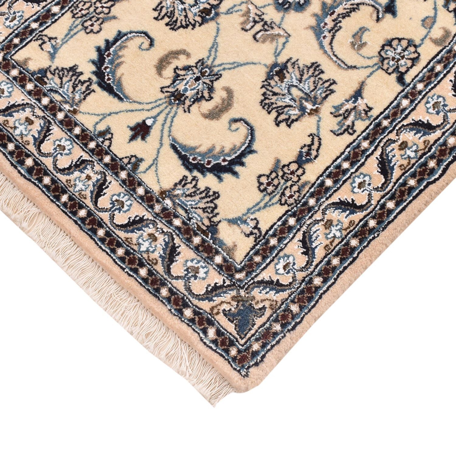 Läufer Perser - Nain - Royal - 195 x 57 cm - creme