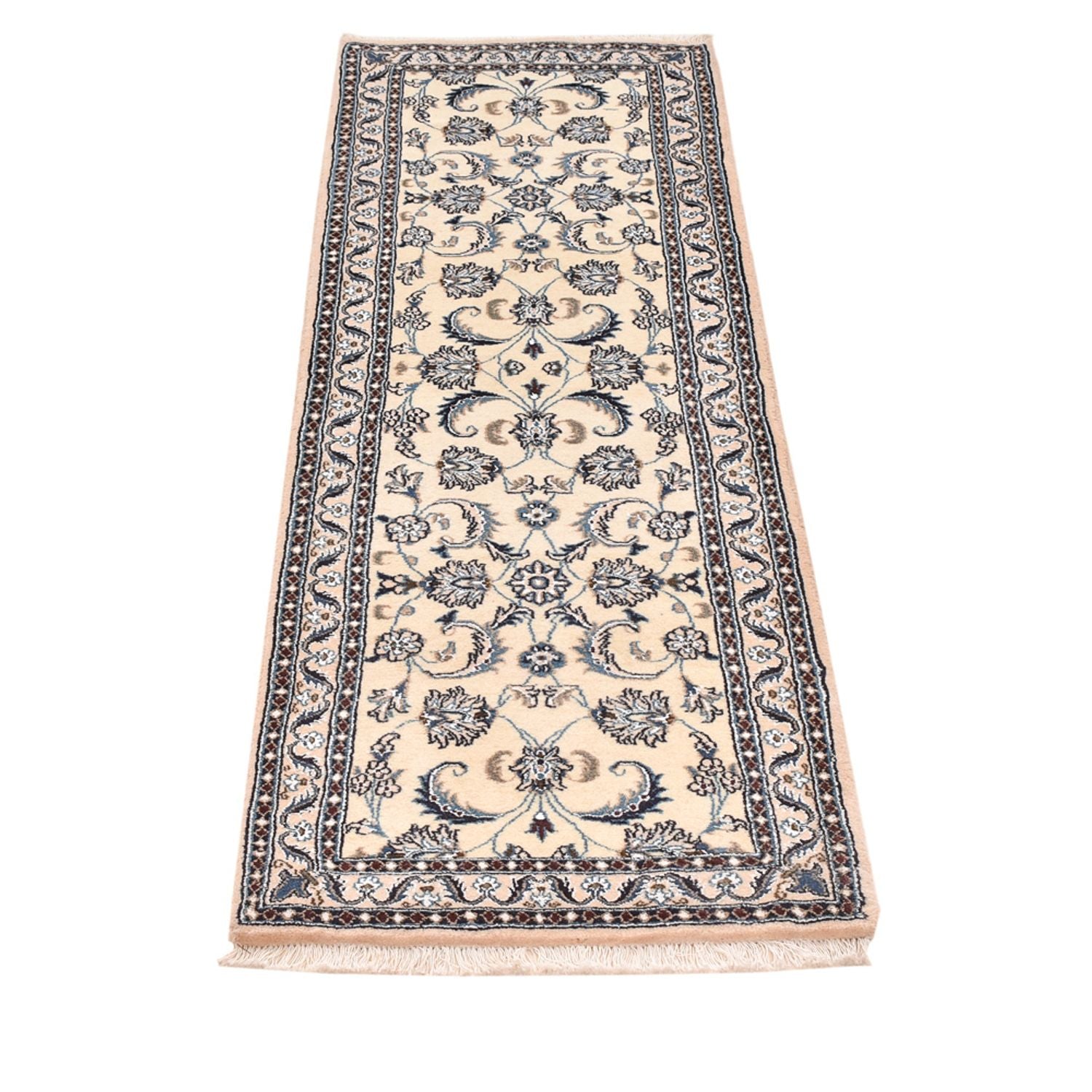 Läufer Perser - Nain - Royal - 195 x 57 cm - creme