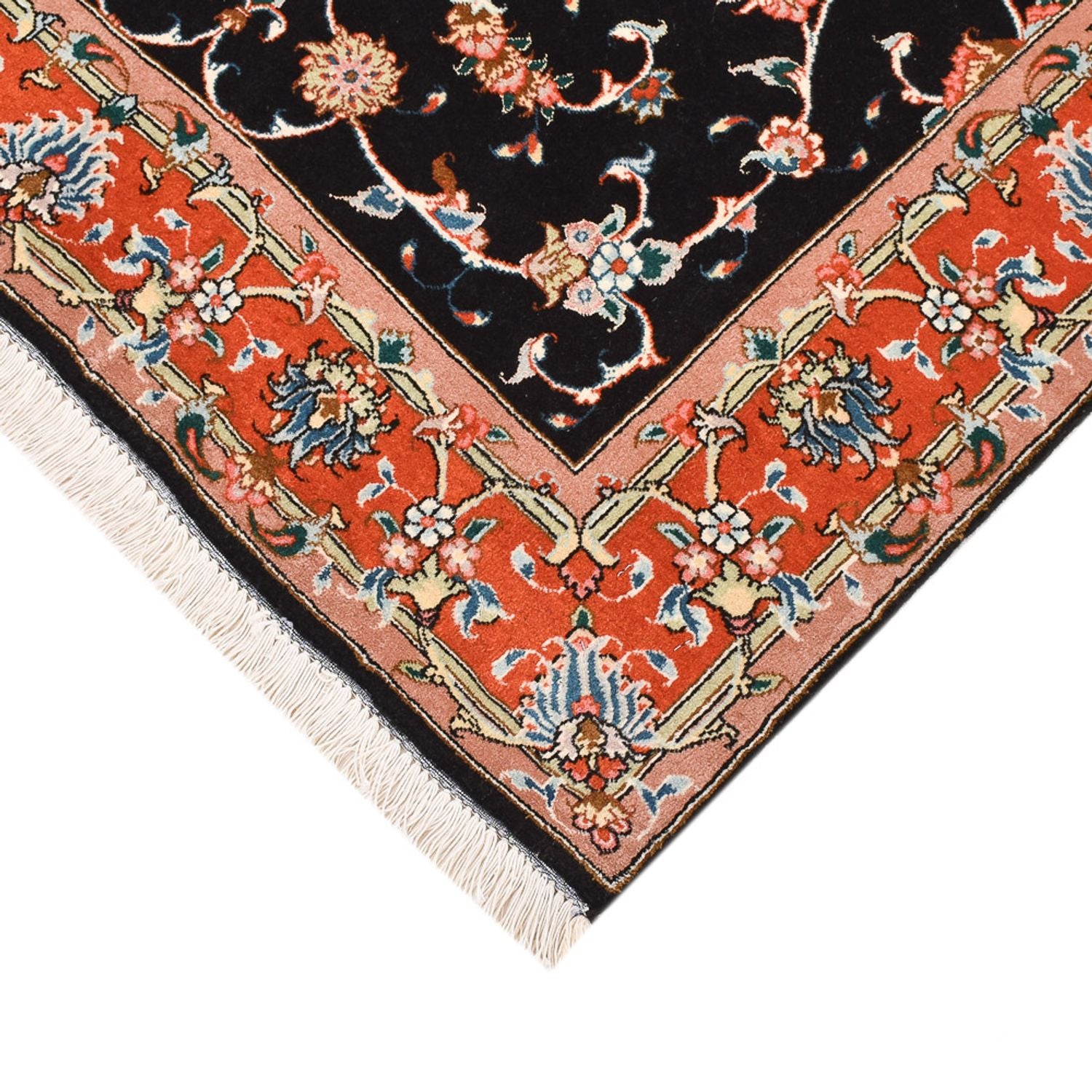 Perserteppich - Täbriz - Royal - 150 x 102 cm - dunkelblau