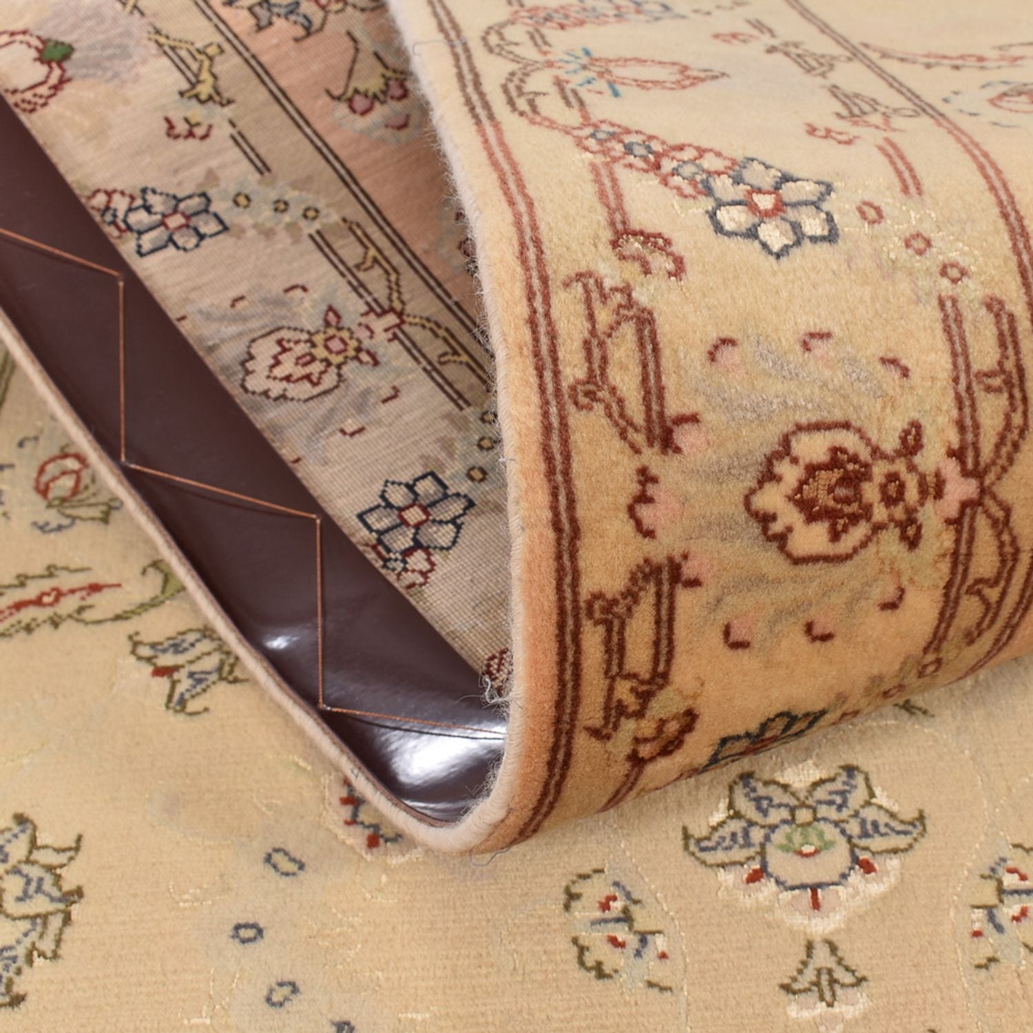 Läufer Perser - Täbriz - Royal - 378 x 78 cm - beige