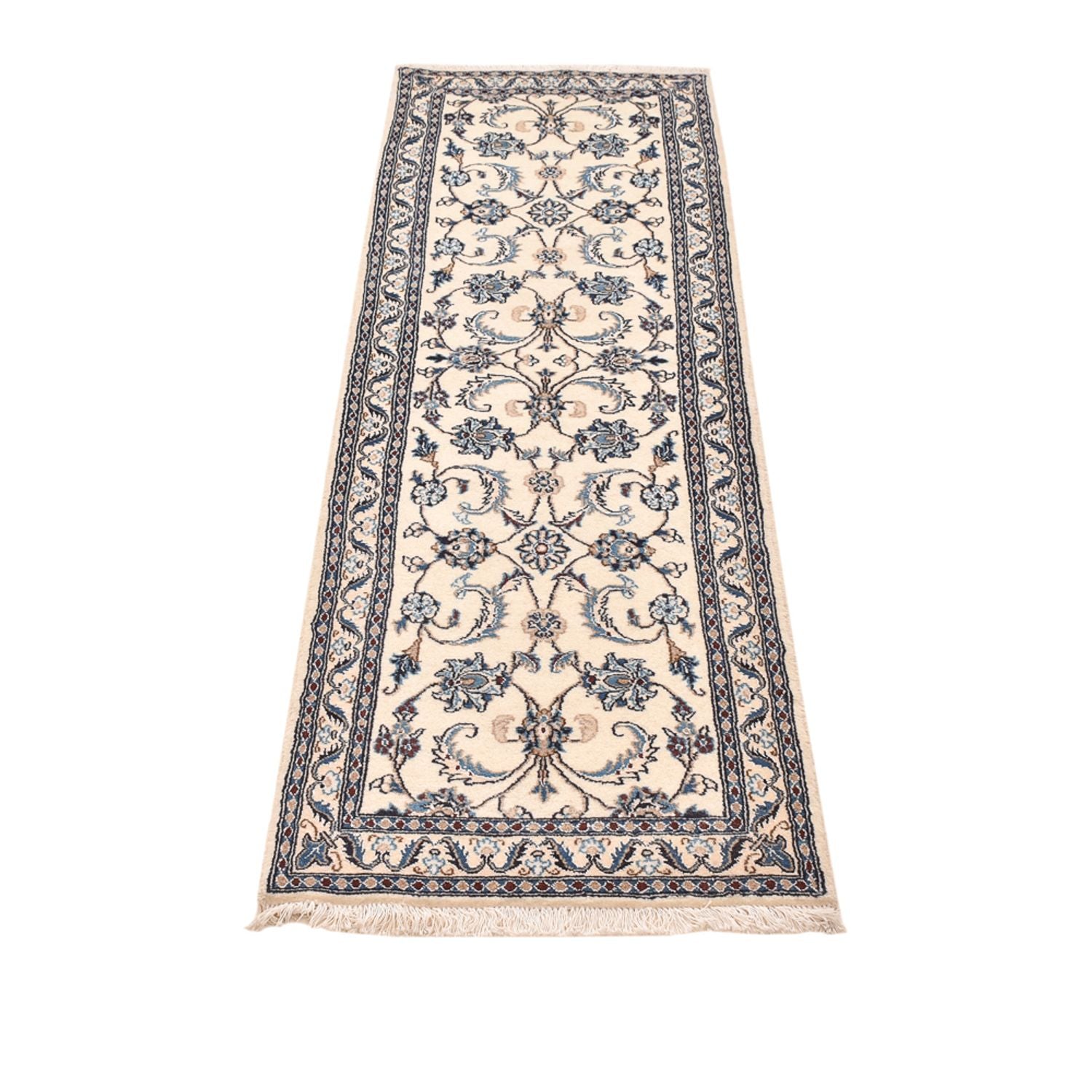 Läufer Perser - Nain - Royal - 204 x 58 cm - creme