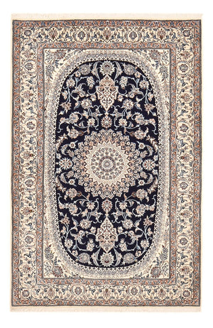 Perserteppich - Nain - Premium - 198 x 131 cm - dunkelblau