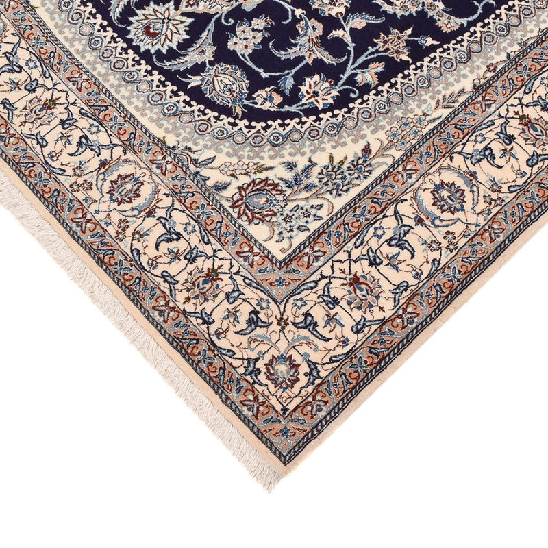 Perserteppich - Nain - Premium - 198 x 131 cm - dunkelblau