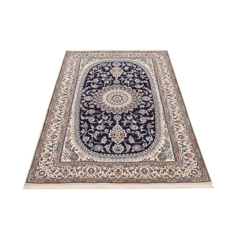 Perserteppich - Nain - Premium - 198 x 131 cm - dunkelblau