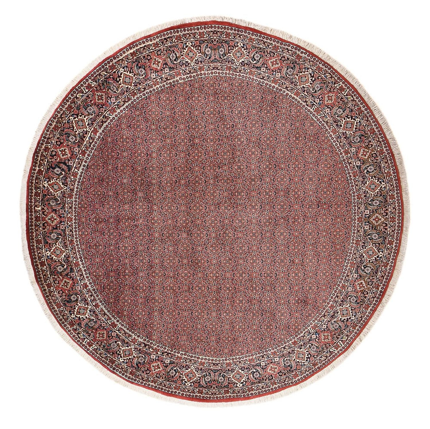 Perserteppich - Bidjar rund  - 300 x 300 cm - rost
