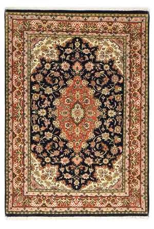Perserteppich - Ghom - Royal - 194 x 137 cm - dunkelblau