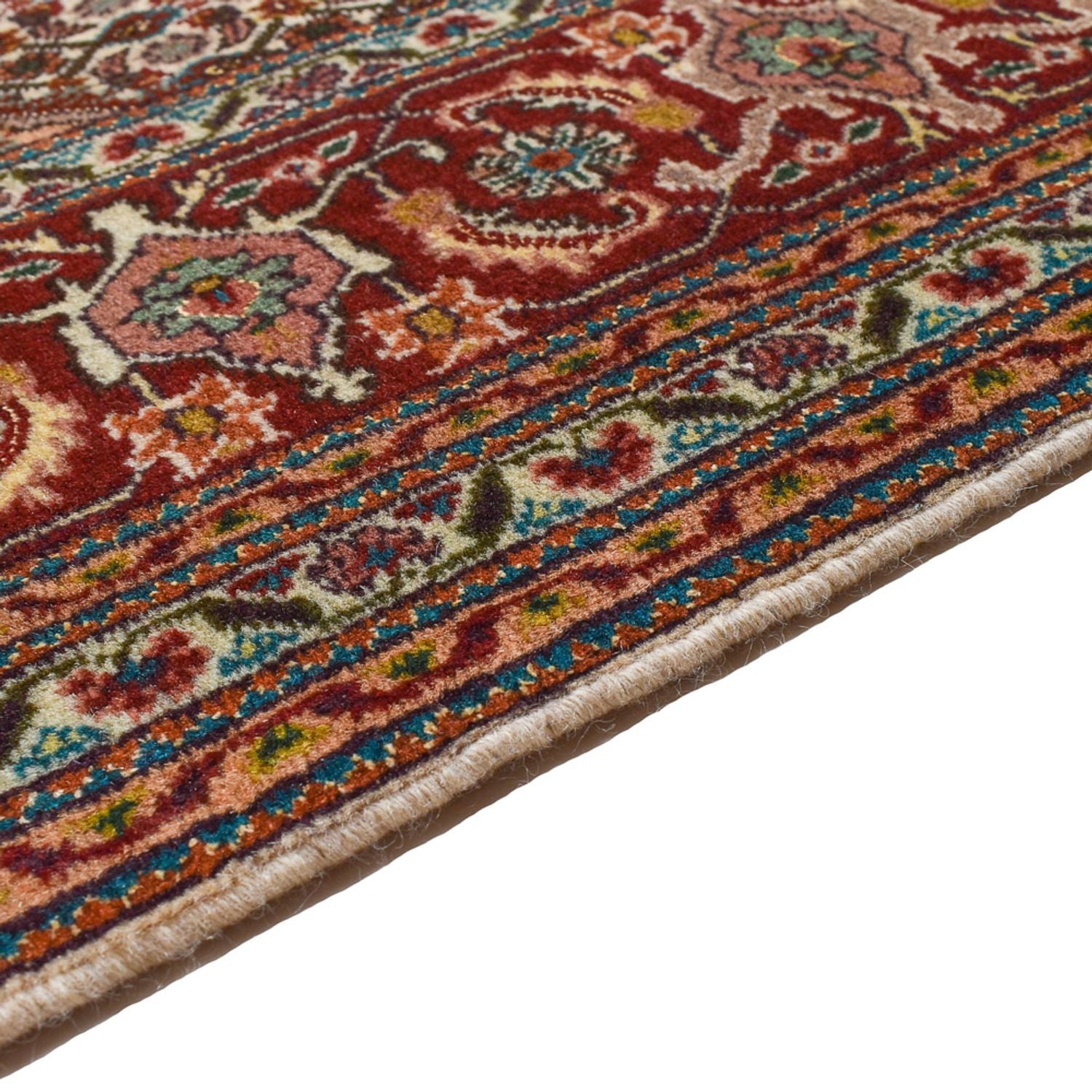 Perserteppich - Täbriz - Royal - 198 x 156 cm - dunkelbraun