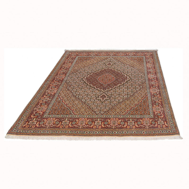 Perserteppich - Täbriz - Royal - 198 x 156 cm - dunkelbraun