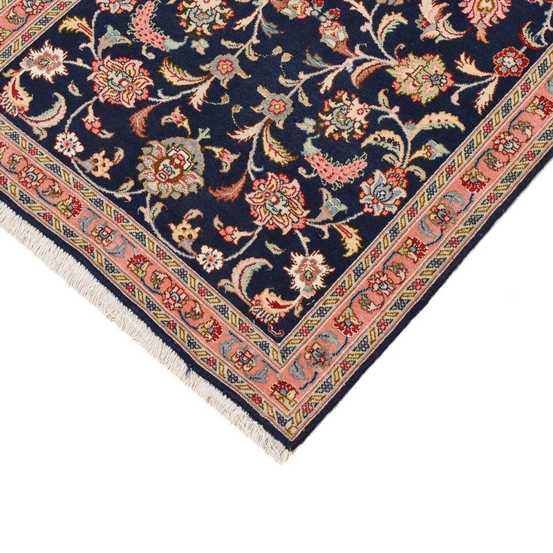 Läufer Perser - Täbriz - Premium - 300 x 68 cm - dunkelblau
