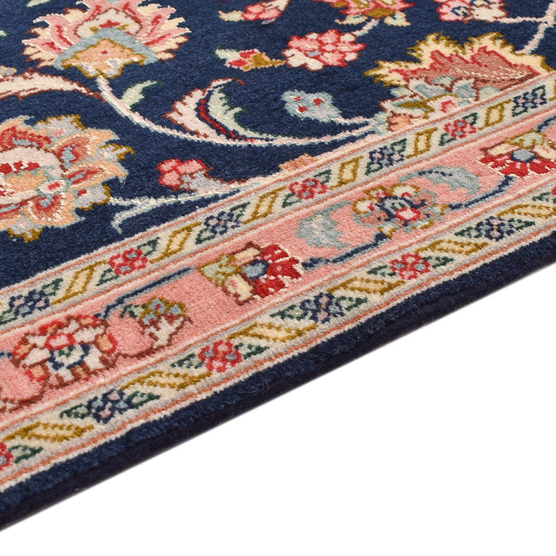 Läufer Perser - Täbriz - Premium - 300 x 68 cm - dunkelblau
