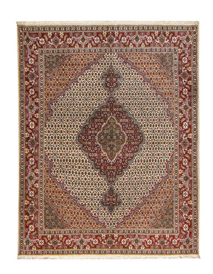 Perserteppich - Täbriz - Royal - 198 x 154 cm - sand
