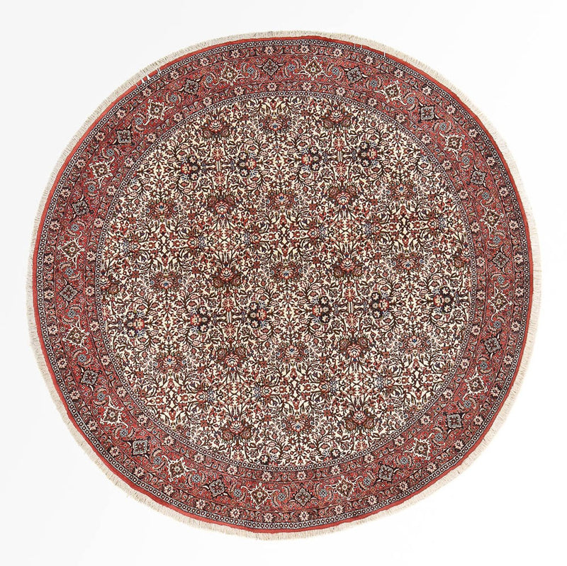 Perserteppich - Bidjar rund  - 250 x 250 cm - hellrot