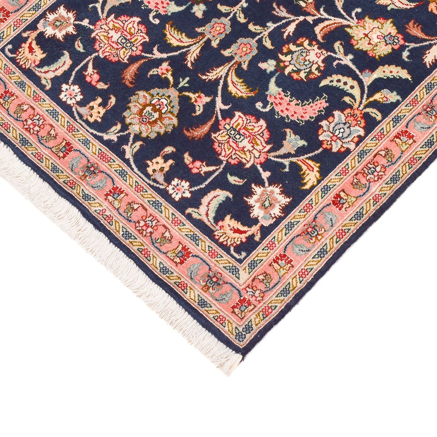 Läufer Perser - Täbriz - Premium - 293 x 65 cm - dunkelblau
