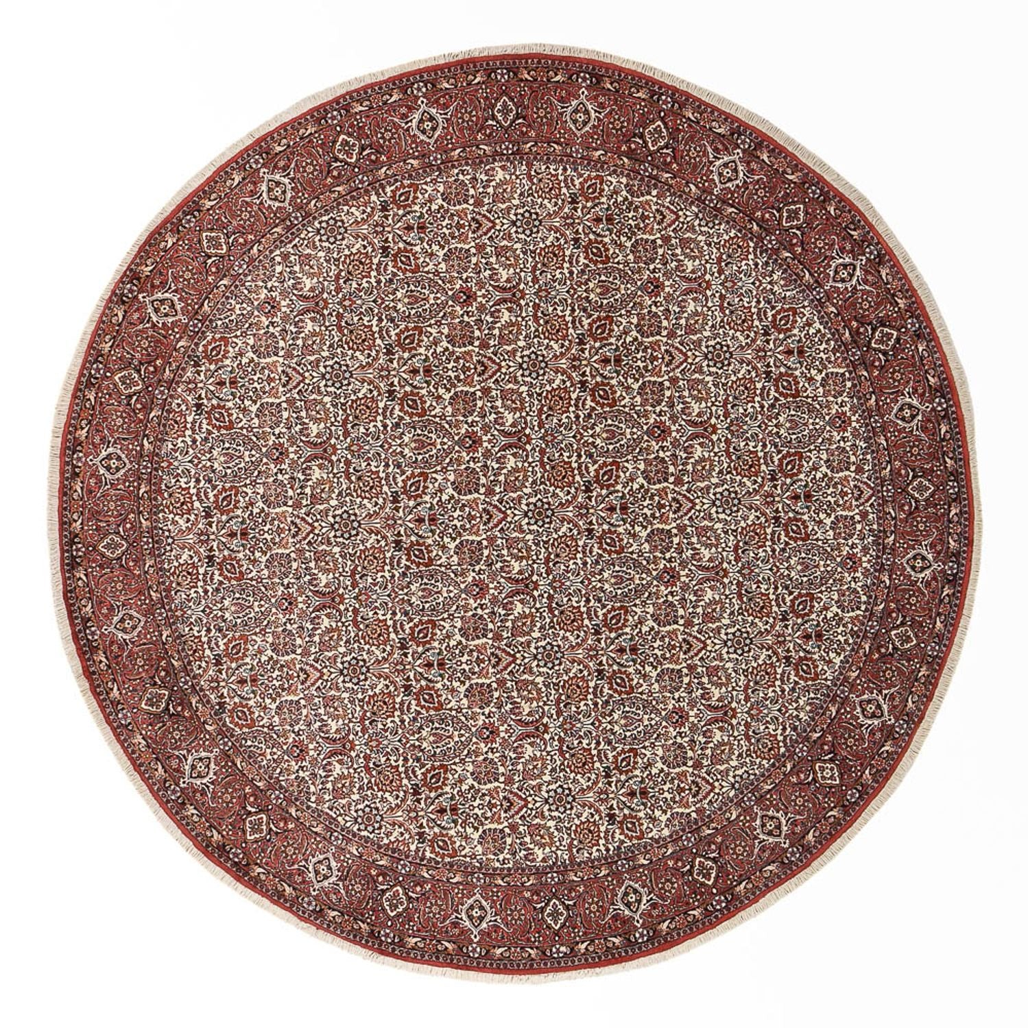 Perserteppich - Bidjar rund  - 300 x 300 cm - rost