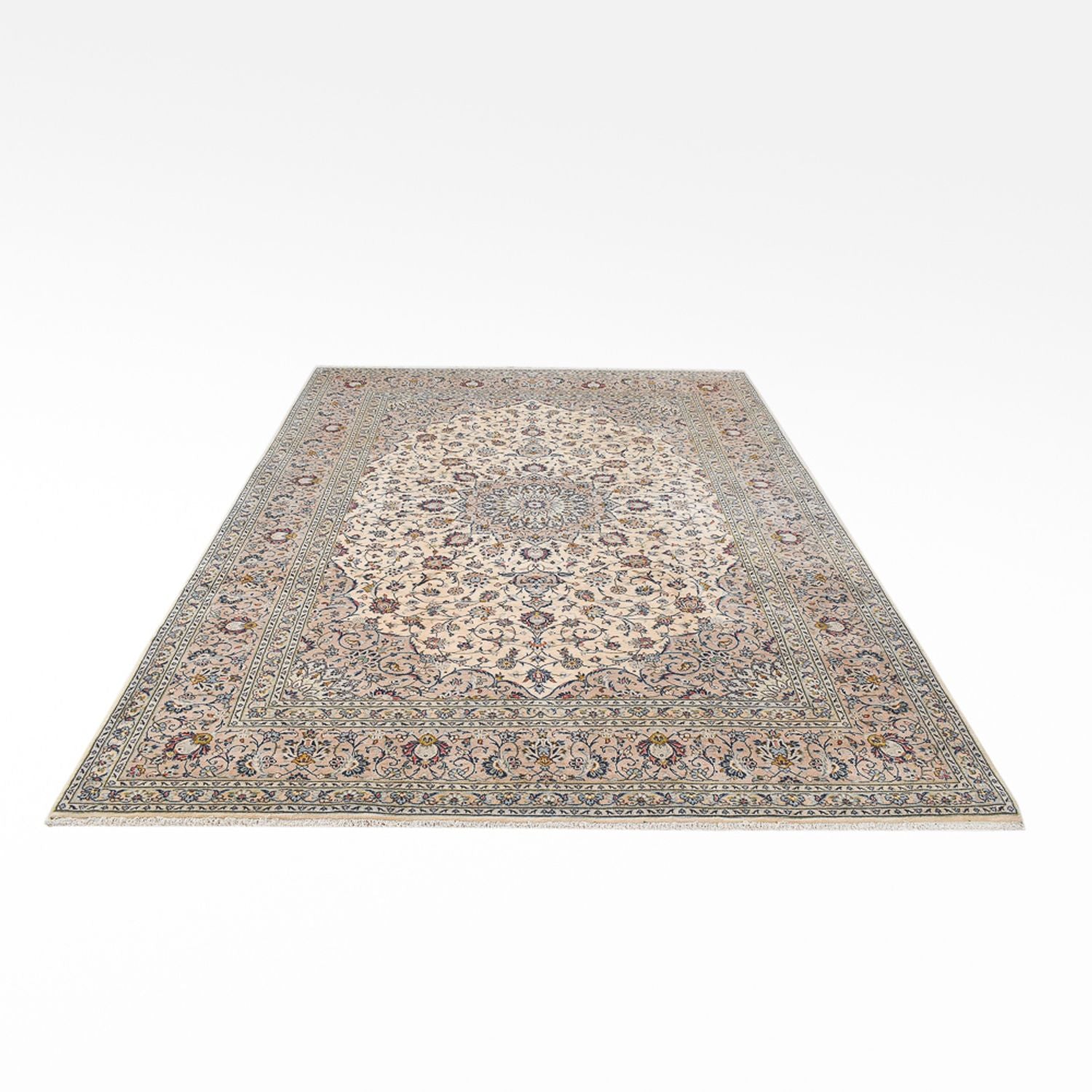 Perserteppich - Keshan - Royal - 347 x 244 cm - sand