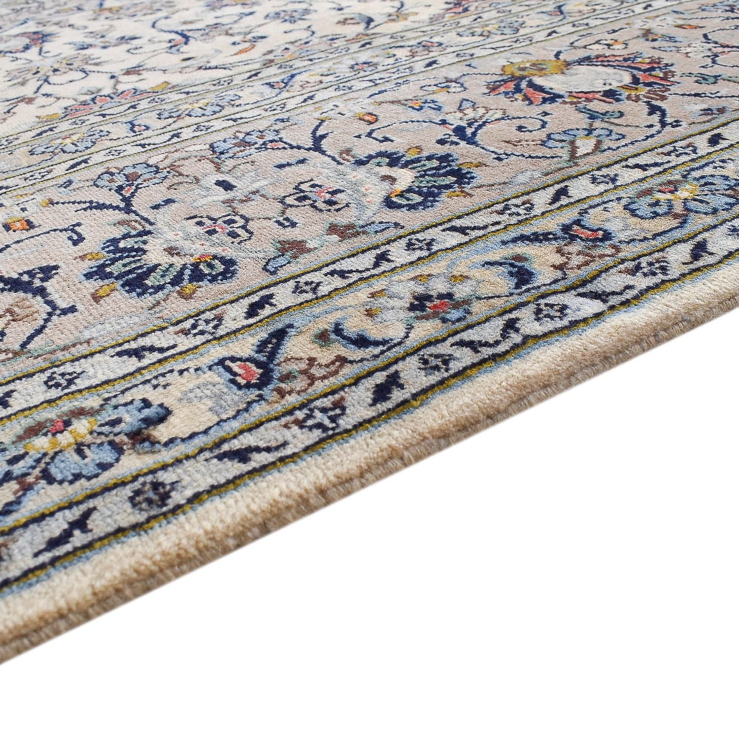 Perserteppich - Keshan - Royal - 352 x 245 cm - grau