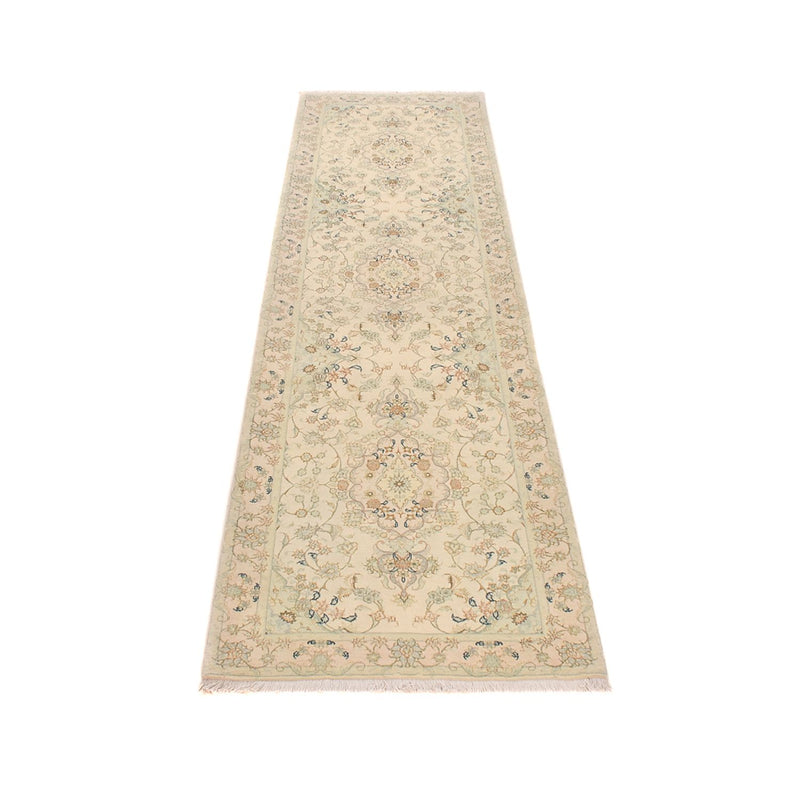 Läufer Perser - Täbriz - Premium - 310 x 84 cm - sand
