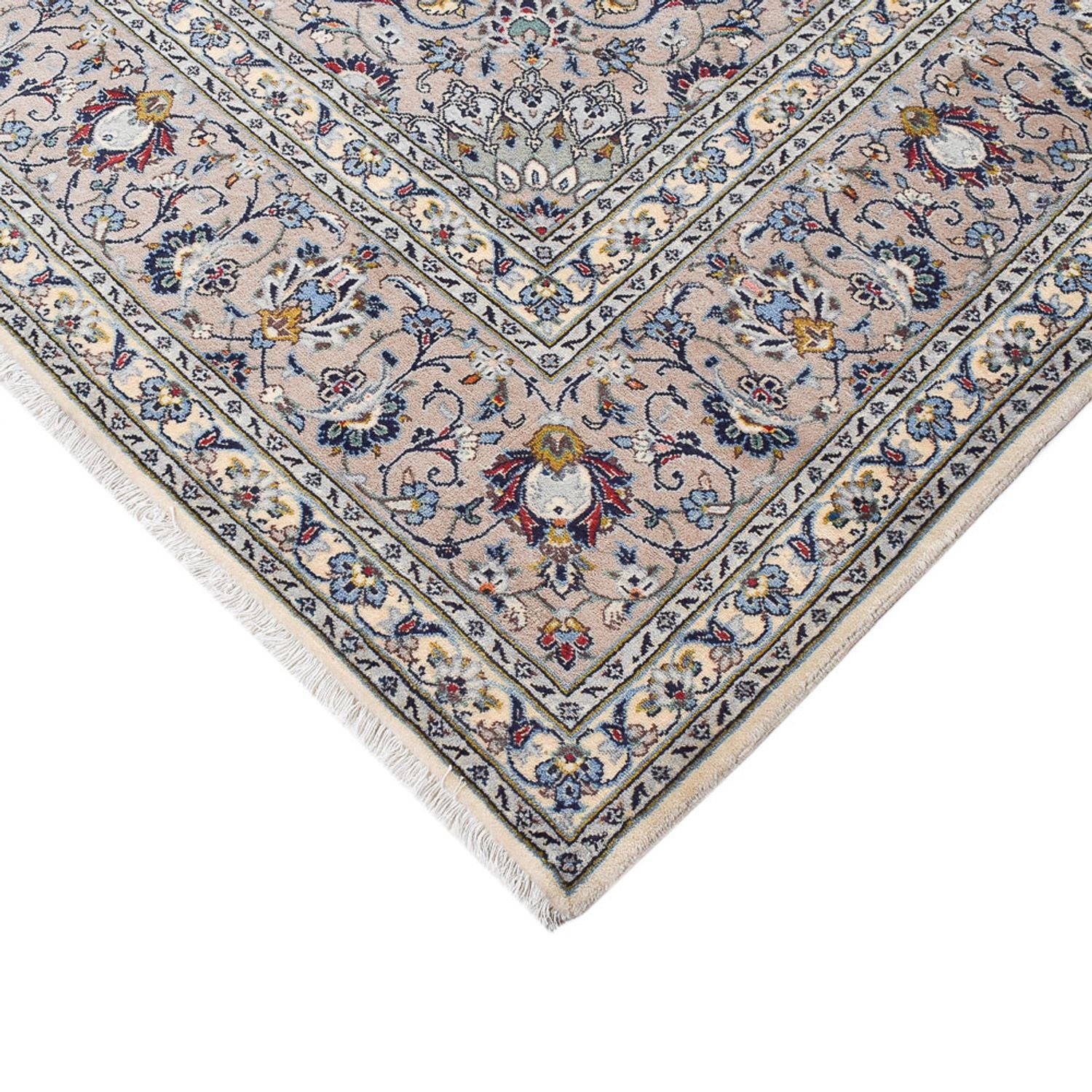 Perserteppich - Keshan - Royal - 352 x 250 cm - grau
