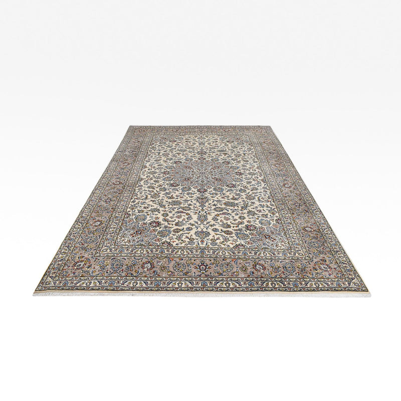 Perserteppich - Keshan - Royal - 365 x 247 cm - grau
