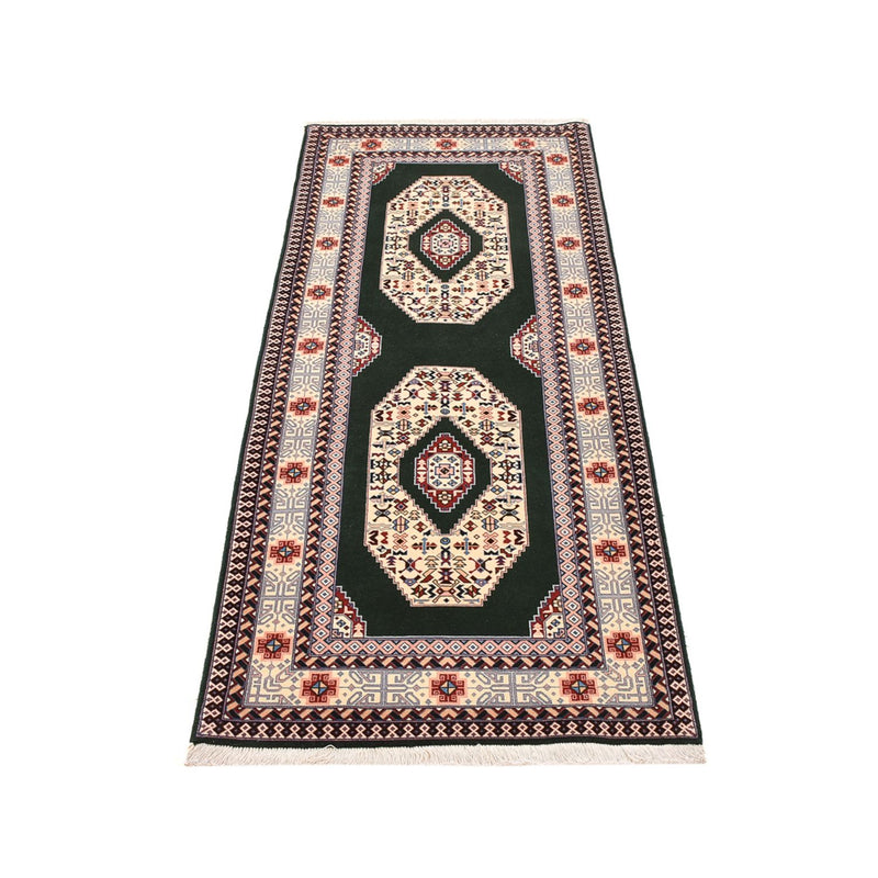 Läufer Perser - Täbriz - Royal - 202 x 74 cm - dunkelblau