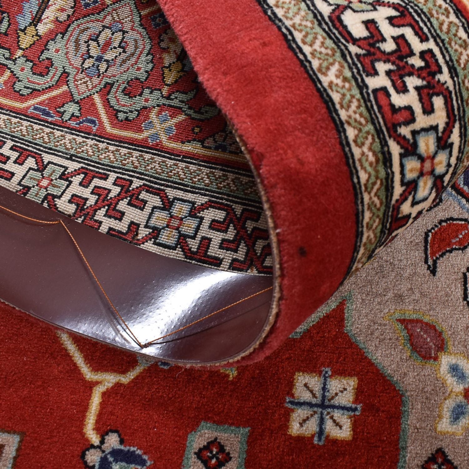 Perserteppich - Ghom - Royal - 204 x 137 cm - rot