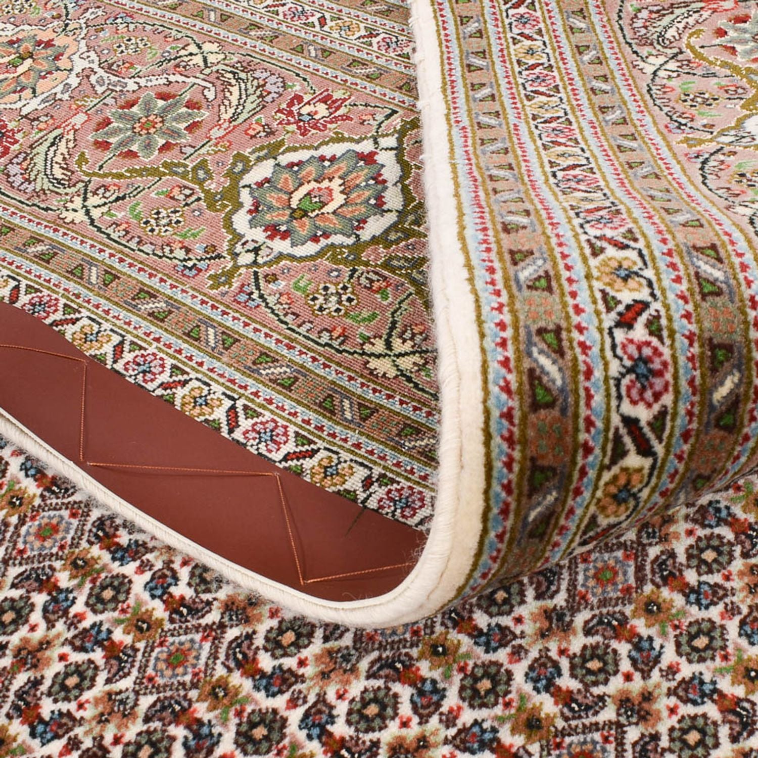 Läufer Perser - Täbriz - Royal - 397 x 197 cm - rost