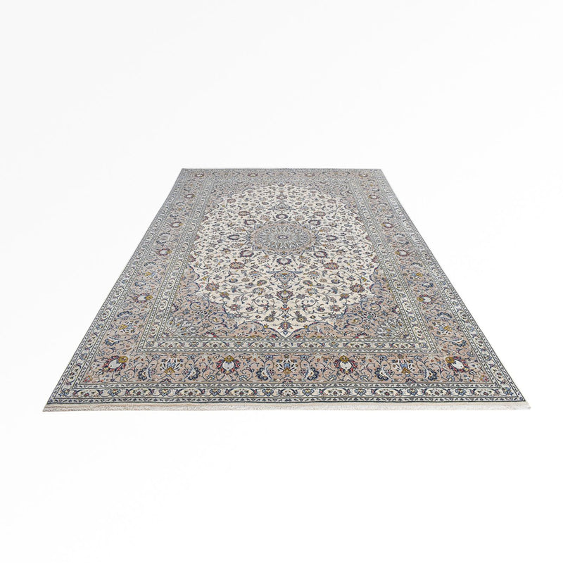 Perserteppich - Keshan - Royal - 368 x 249 cm - grau