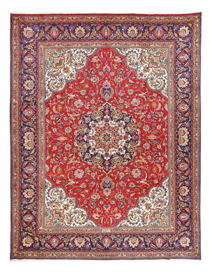 Perserteppich - Täbriz - Royal - 390 x 298 cm - rot