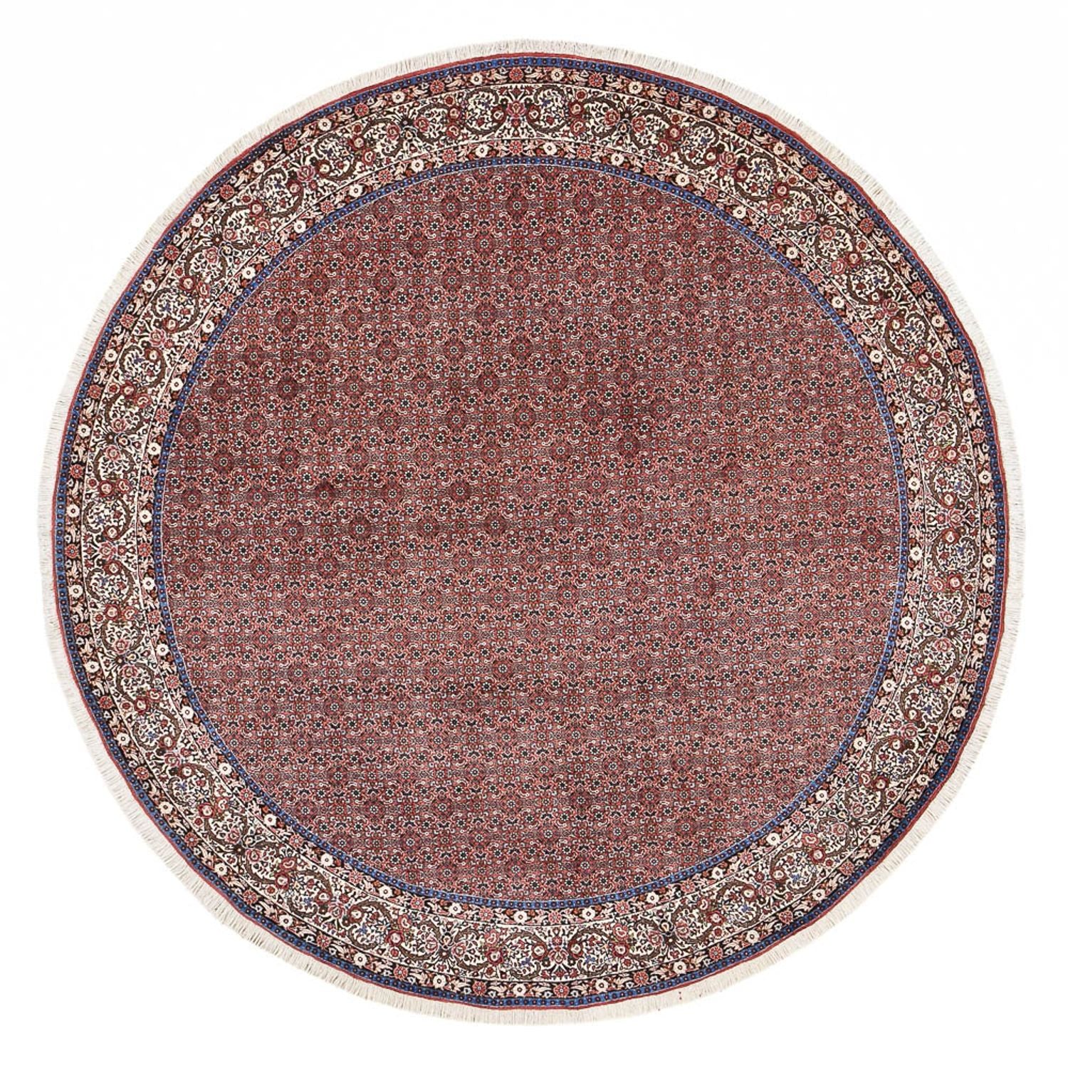 Perserteppich - Bidjar rund  - 300 x 300 cm - rost