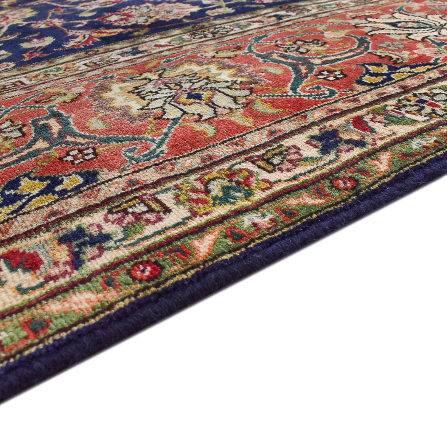Perserteppich - Täbriz - Royal - 402 x 303 cm - dunkelblau