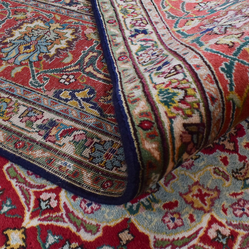 Perserteppich - Täbriz - Royal - 402 x 303 cm - dunkelblau