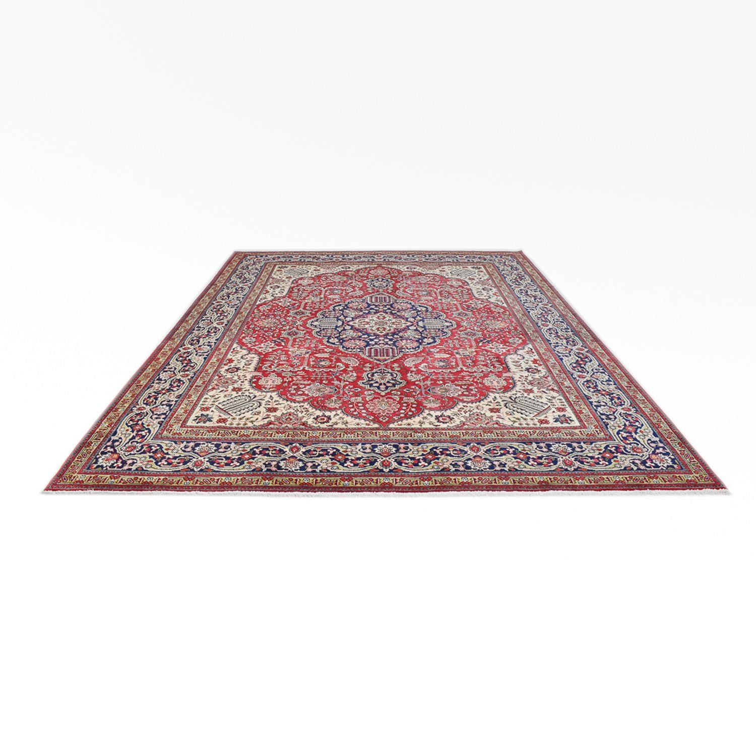 Perserteppich - Täbriz - Royal - 376 x 305 cm - rot