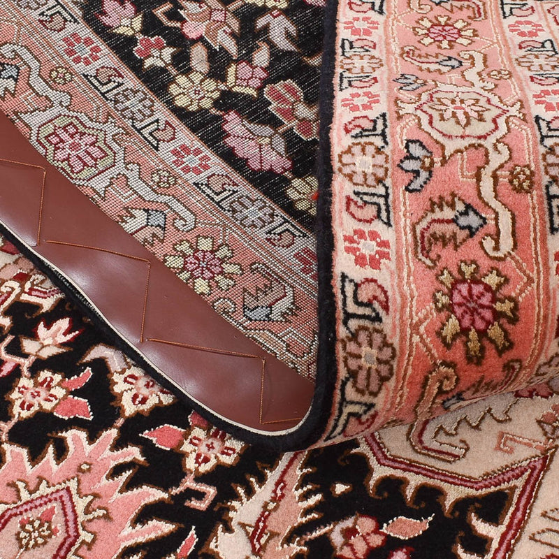 Läufer Perser - Täbriz - Premium - 350 x 91 cm - dunkelblau