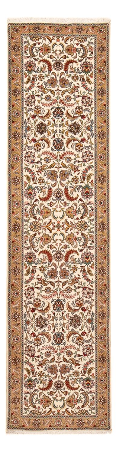 Läufer Perser - Täbriz - Premium - 307 x 79 cm - caramel