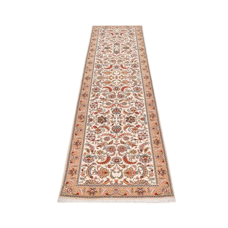 Läufer Perser - Täbriz - Premium - 307 x 79 cm - caramel