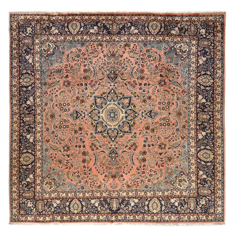 Perserteppich - Nomadic quadratisch  - 308 x 305 cm - lachs