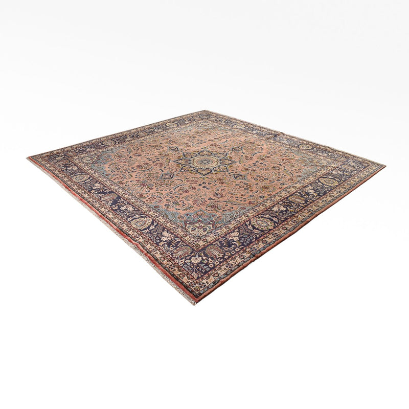 Perserteppich - Nomadic quadratisch  - 308 x 305 cm - lachs