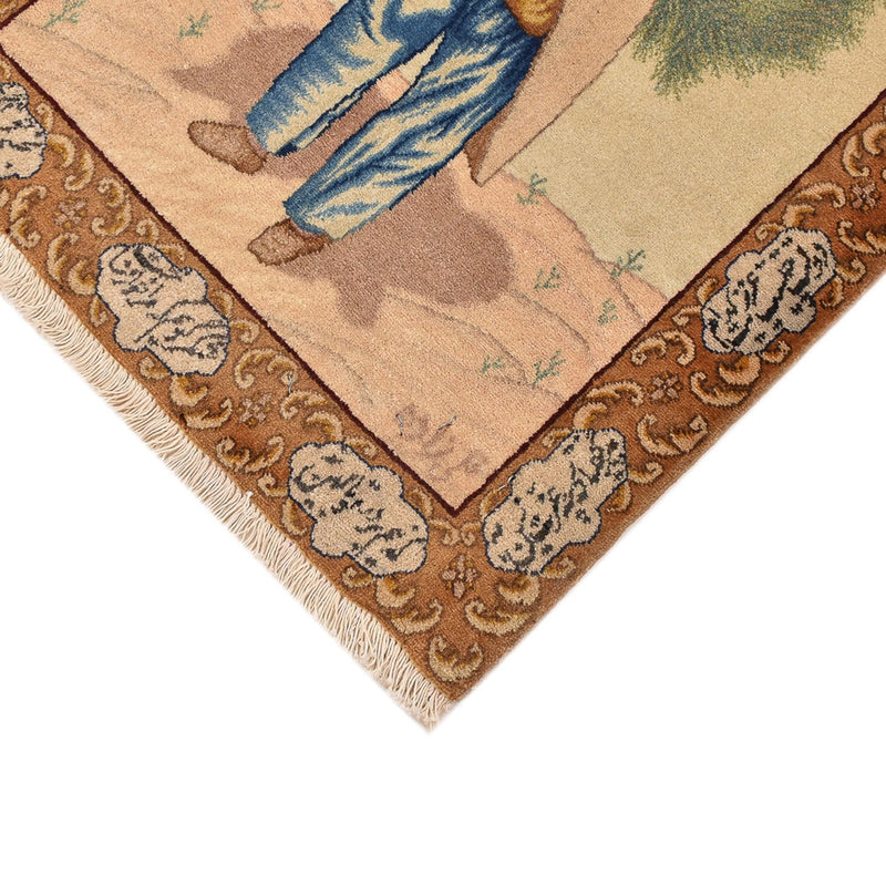 Perserteppich - Täbriz - Royal - 73 x 56 cm - mehrfarbig