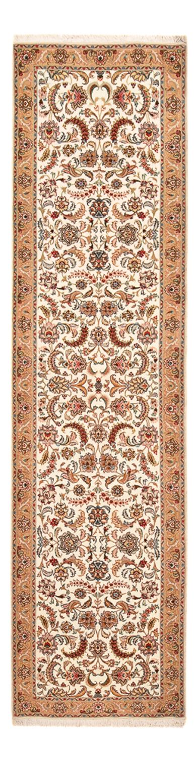 Läufer Perser - Täbriz - Premium - 320 x 83 cm - caramel