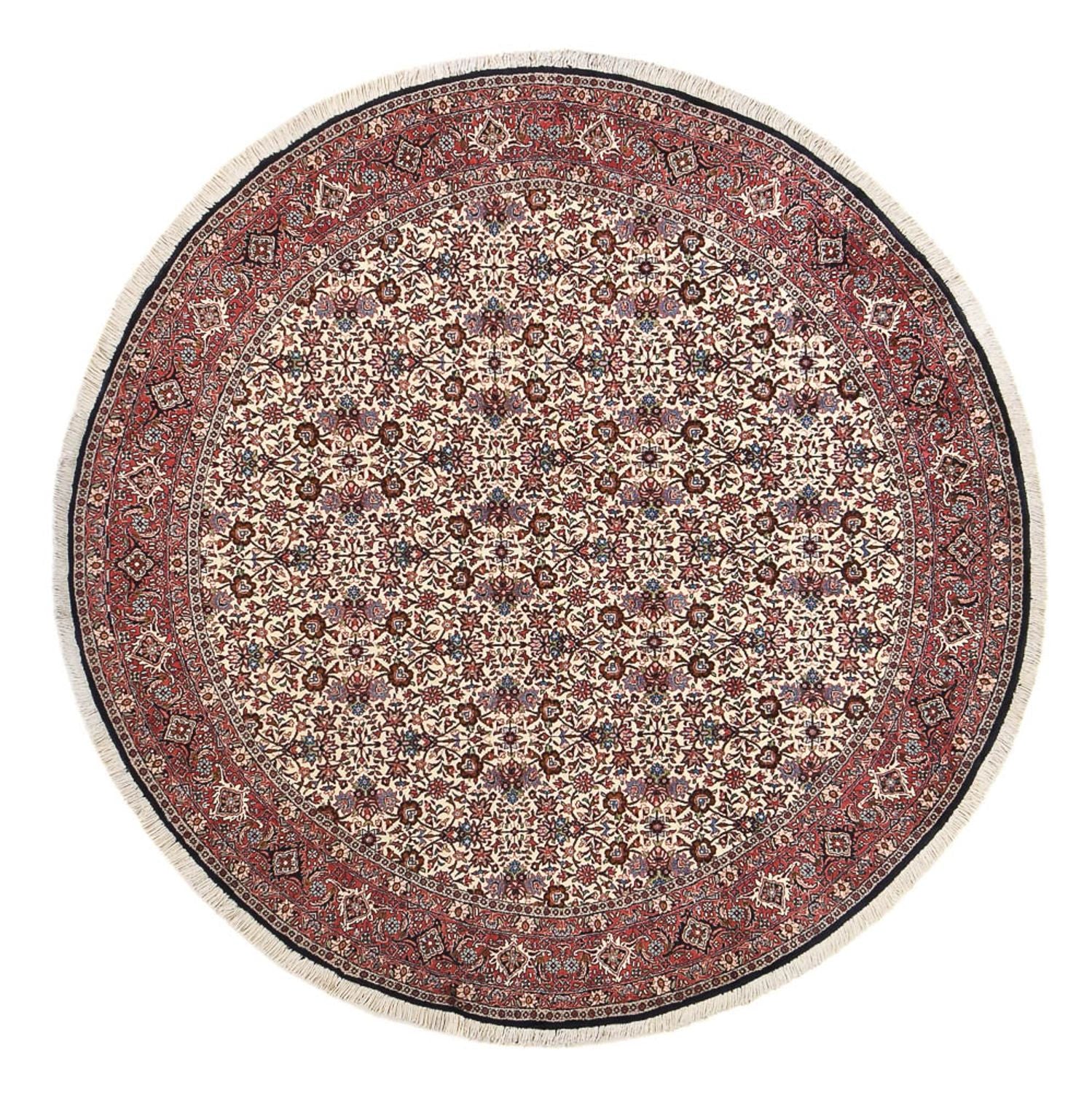 Perserteppich - Bidjar rund  - 250 x 250 cm - rost