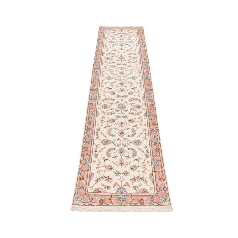 Läufer Perser - Täbriz - Premium - 347 x 77 cm - beige