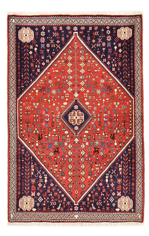 Perserteppich - Nomadic - 147 x 100 cm - rot