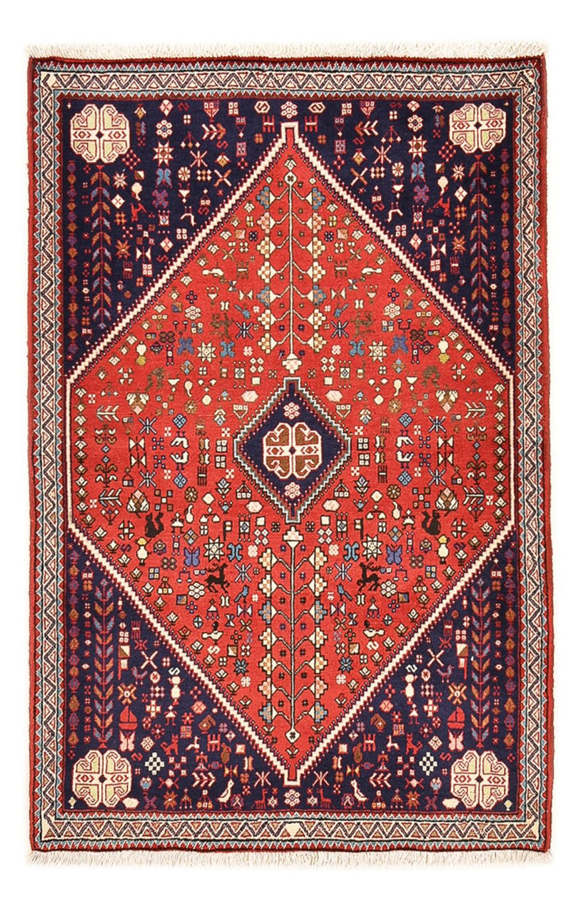 Perserteppich - Nomadic - 147 x 100 cm - rot