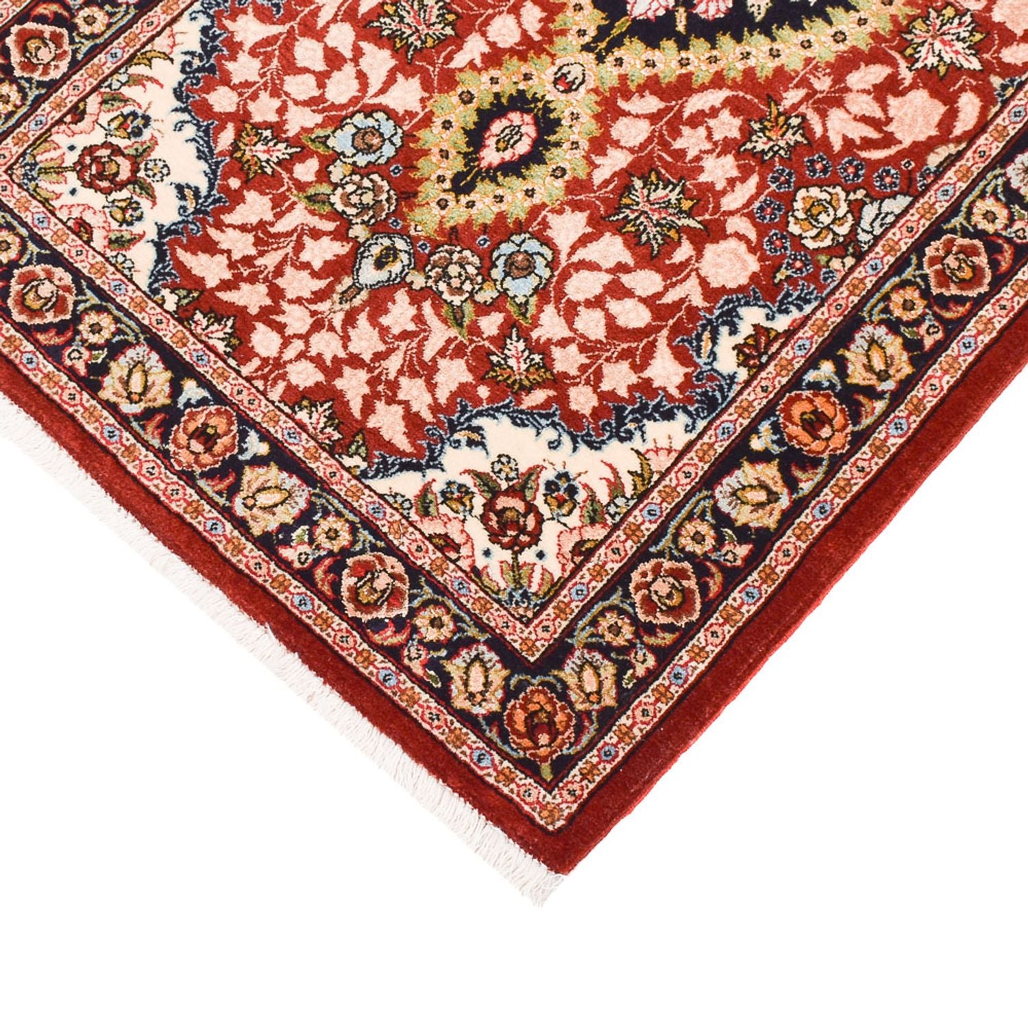 Läufer Perser - Ghom - Royal - 297 x 63 cm - hellrot