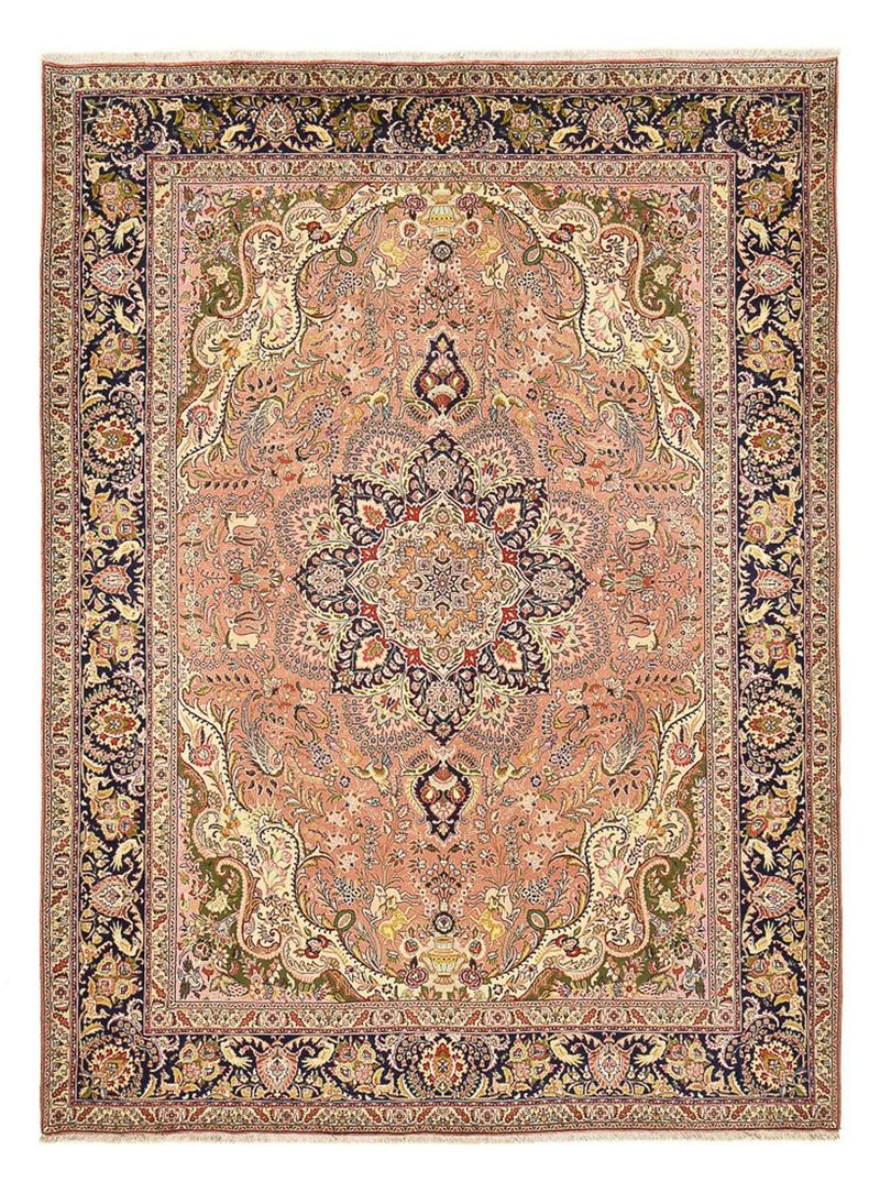 Perserteppich - Täbriz - Royal - 350 x 254 cm - lachs