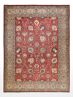 Perserteppich - Täbriz - Royal - 390 x 292 cm - rot