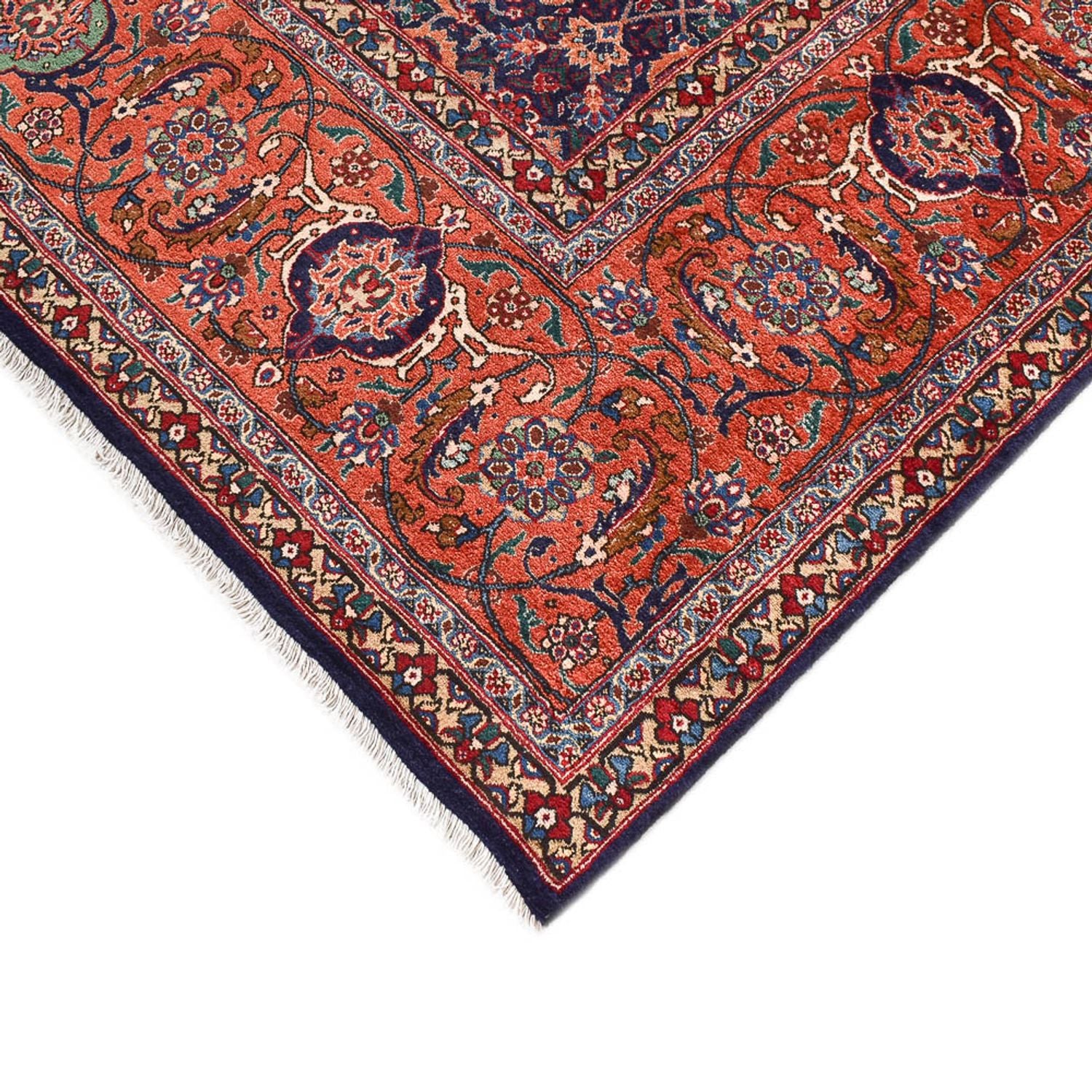 Perserteppich - Täbriz - Royal - 373 x 278 cm - bordeauxrot