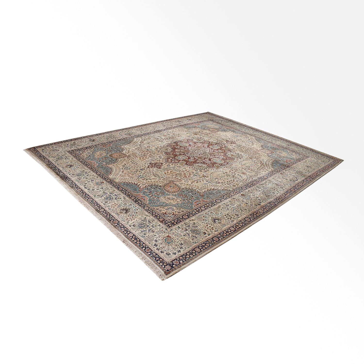 Perserteppich - Täbriz - Royal - 389 x 306 cm - sand