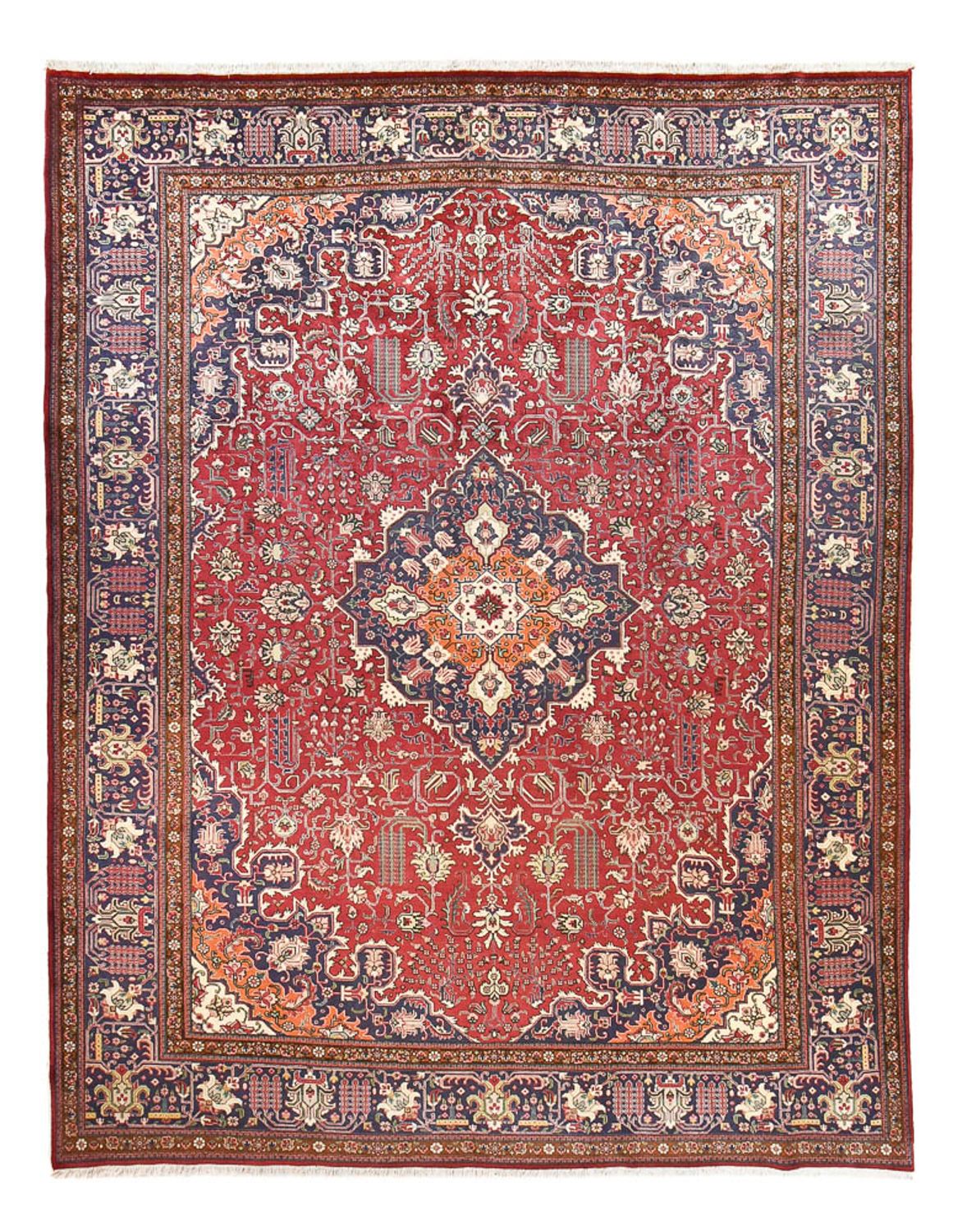 Perserteppich - Täbriz - Royal - 402 x 308 cm - rot